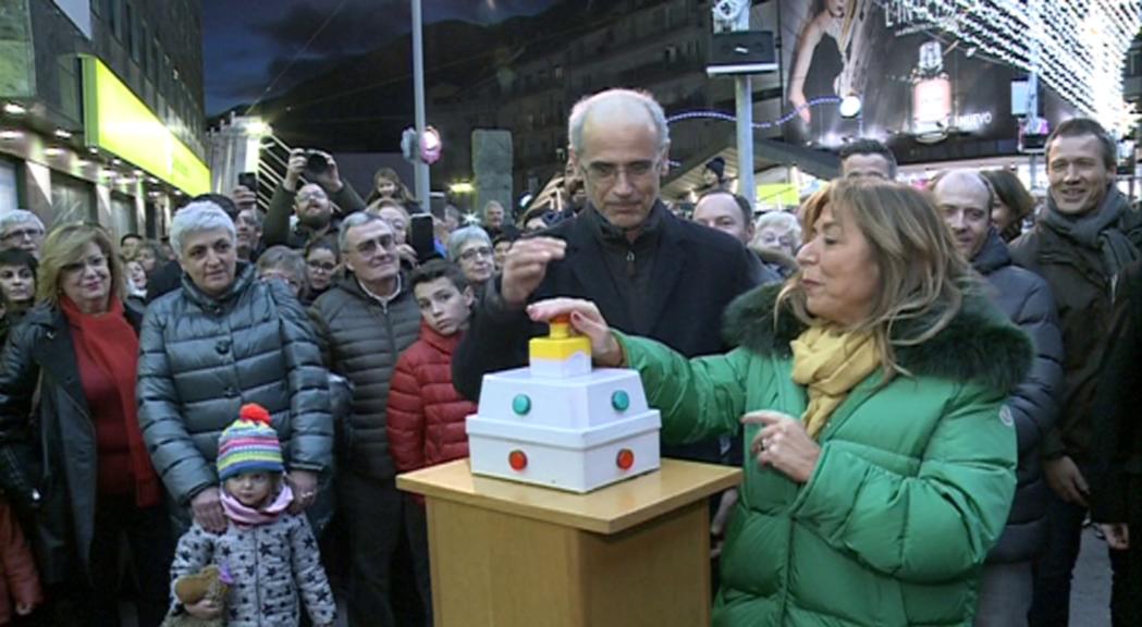 Andorra la Vella estrena el Nadal amb la gran atracció d'aquest any: el túnel de llum i so