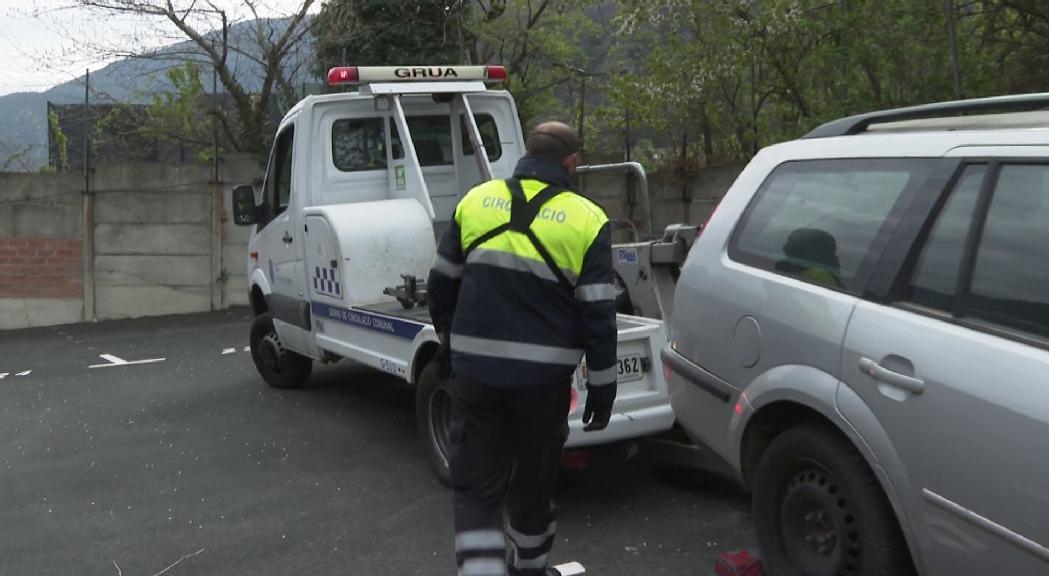 Andorra la Vella posa en marxa un nou dipòsit per a vehciles retirats amb la grua