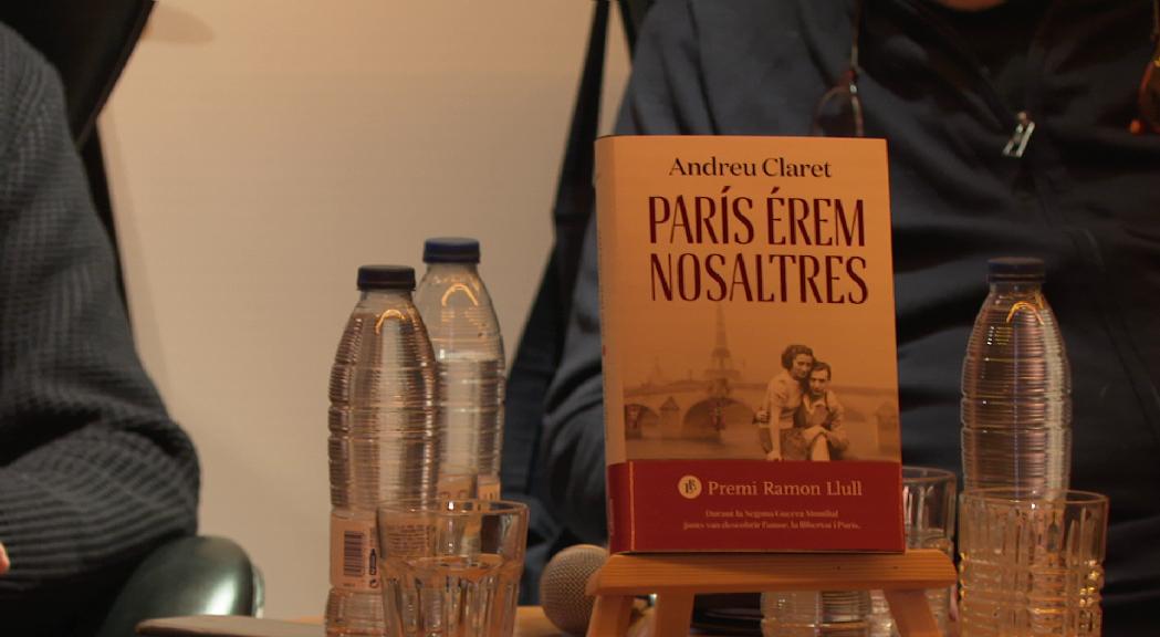 Andreu Claret presenta 'París érem nosaltres', premi Ramon Llull 2023