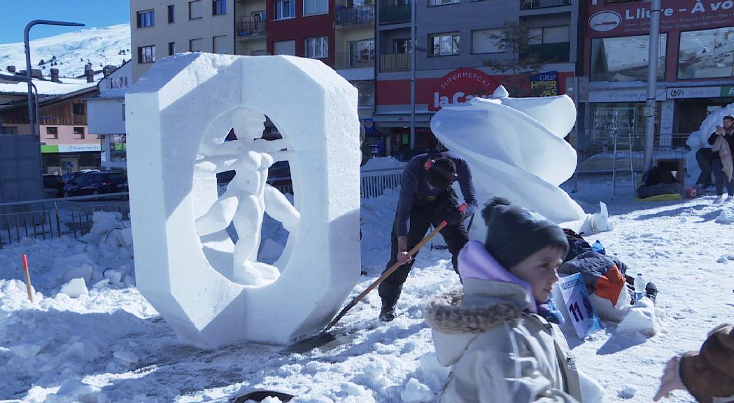 Anul·lat el 20è concurs d'escultures de neu del Pas de la Casa per manca de neu 