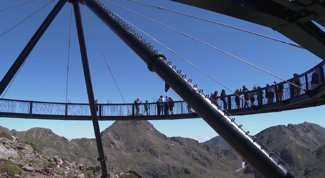 Un any de l'obertura del Mirador Solar de Tristaina que ha superat totes les expectatives