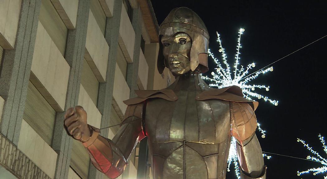 Aquiles, el darrer dels espectacles itinerants de Nadal a Andorra la Vella