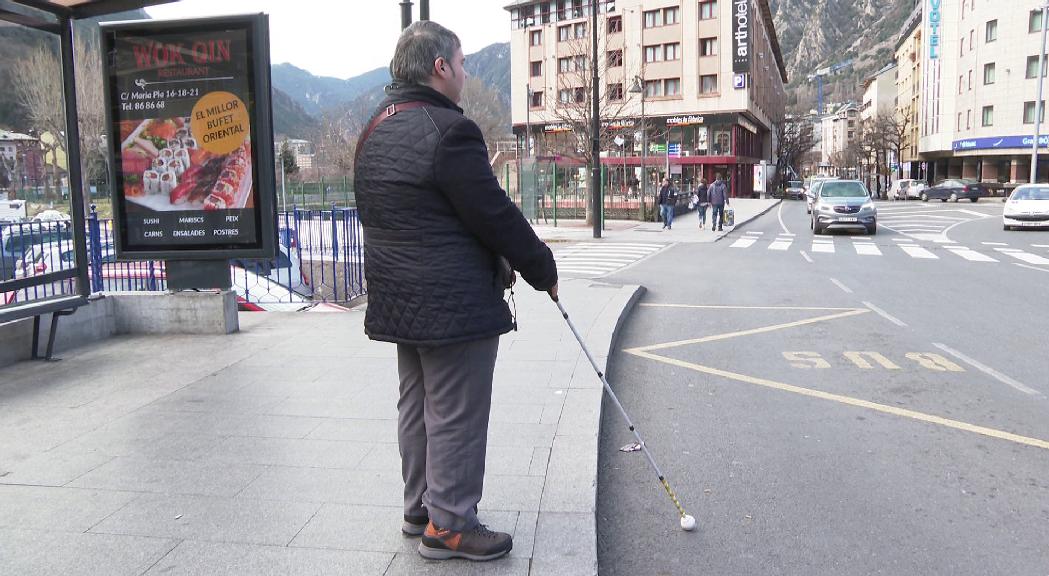 L'associació que representa les persones amb discapacitat visual i auditiva d'Andorra, en marxa 