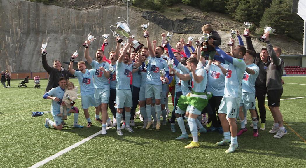 L'Atlètic d'Escaldes, campió de la lliga nacional