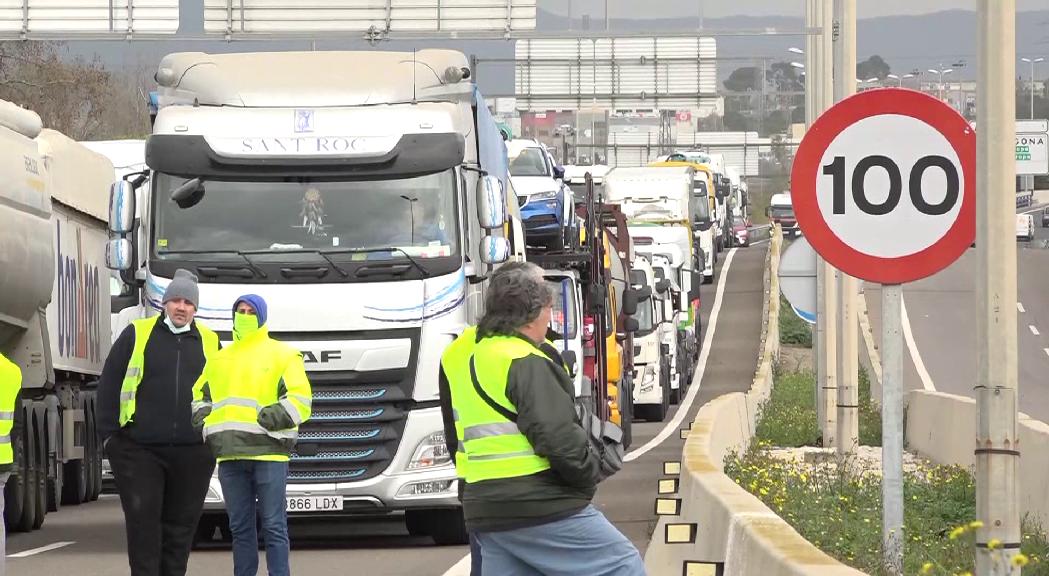 L'aturada indefinida de camioners a Espanya no afecta la distribució de mercaderies 