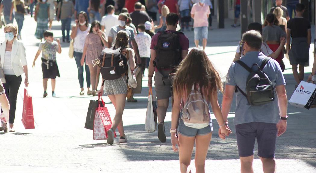 Augment de turistes i visitants dels estats veïns en el primer cap de setmana de juliol