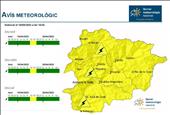 Avís groc per tempesta i ràfegues de vent