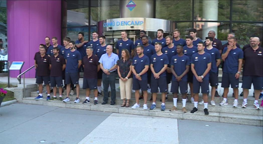 El Barça d'handbol aprofita l'estada a Encamp per començar de nou