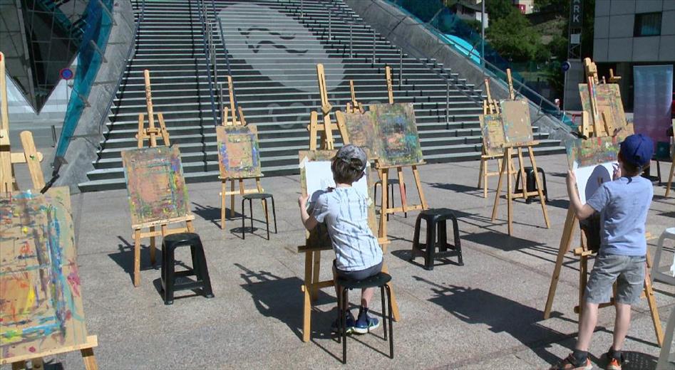 Aquest matí de diumenge el Parc de la Mola ha acollit nens