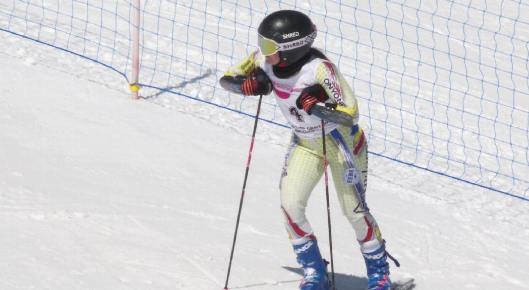 Una bona segona mànega dona la victòria i el nacional d'Andorra de gegant a Iria Medina