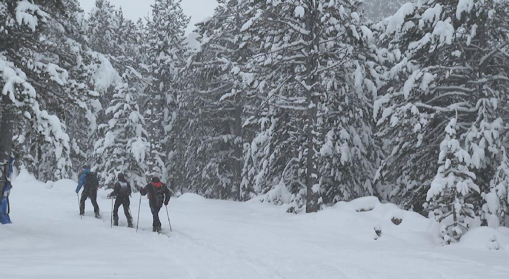 Les bones condicions de neu afavoreixen l'arribada d'esquiadors de muntanya abans de l'obertura de pistes