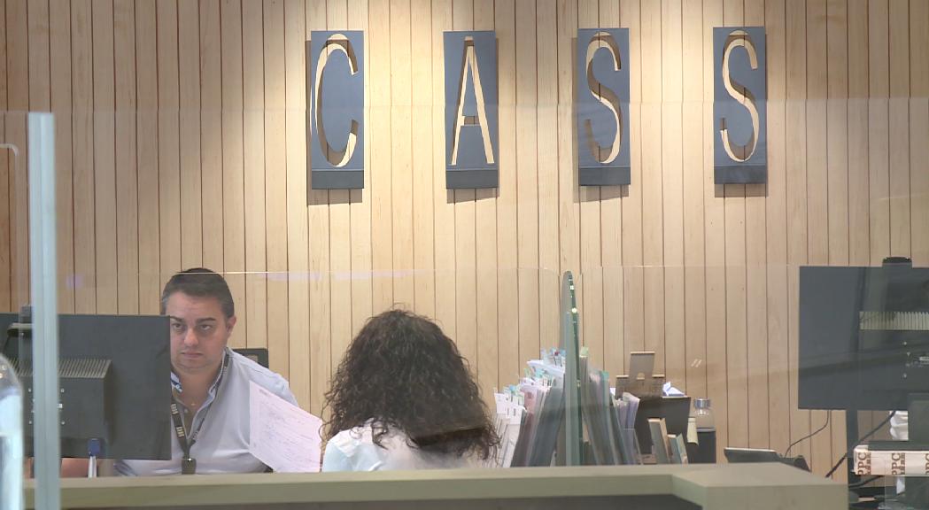 La branca general de la CASS tanca el primer trimestre amb un dèficit de prop de 2 milions d'euros