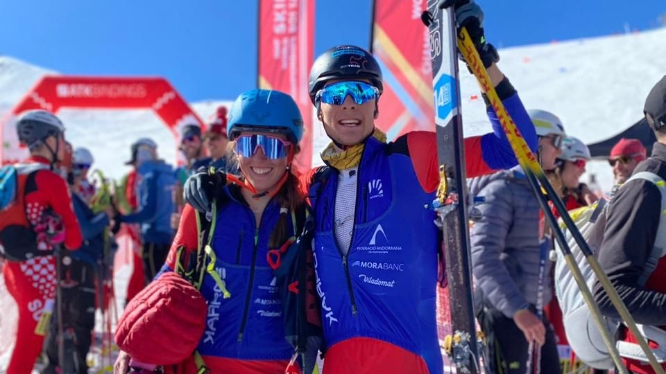Bronze per a Oriol Olm i Lea Ancion al relleu júnior del Mundial d'esquí de muntanya