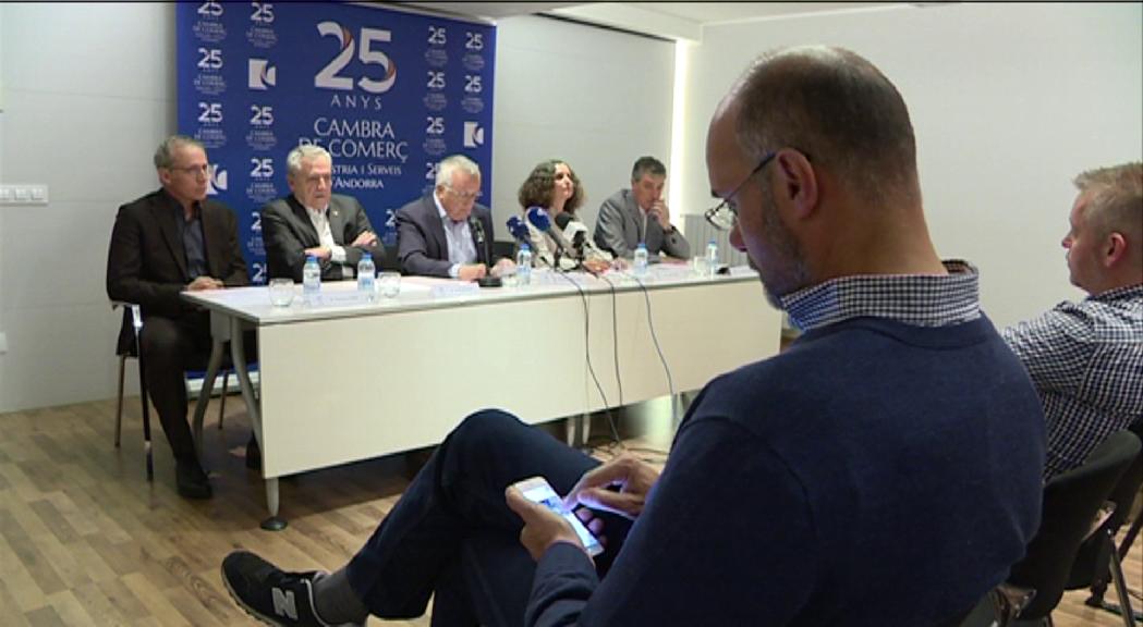 La Cambra destaca els projectes per a l'aeroport i el tren com els més importants del darrer any