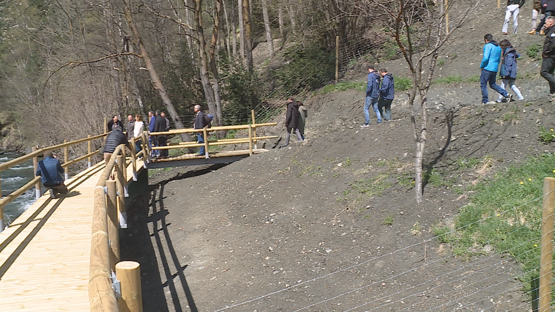 El camí ral de la Massana estrena un nou tram i s'avancen passes per unir Encamp amb la vall d'Incles 