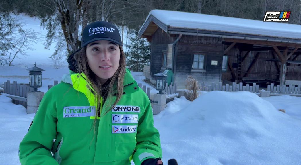 Cande Moreno, 23a en el segon entrenament de descens a Saalbach