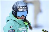 Cande Moreno no acaba el descens de Cortina d'Ampezzo