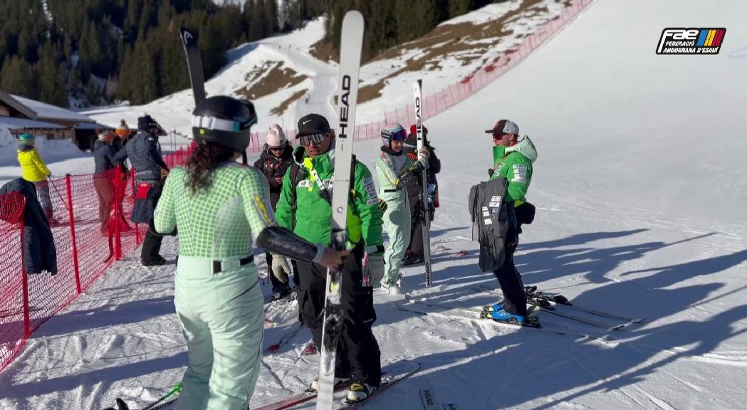 Cande Moreno i Jordina Caminal calquen el temps i queden 26es a Saalbach