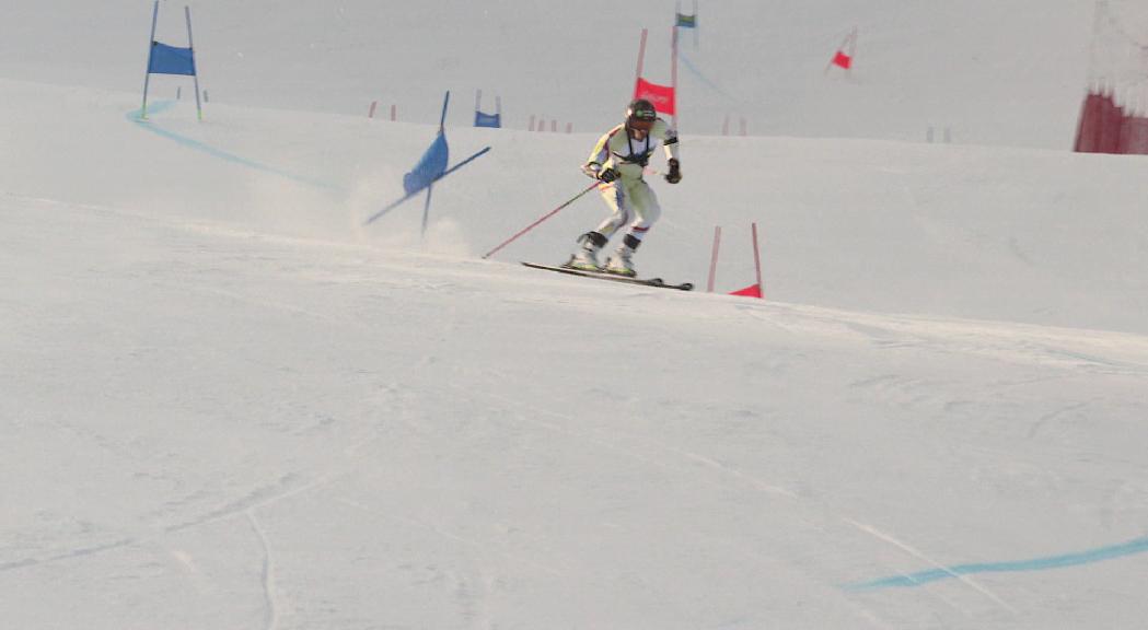 Cande Moreno no pot completar el supergegant de Lake Louise