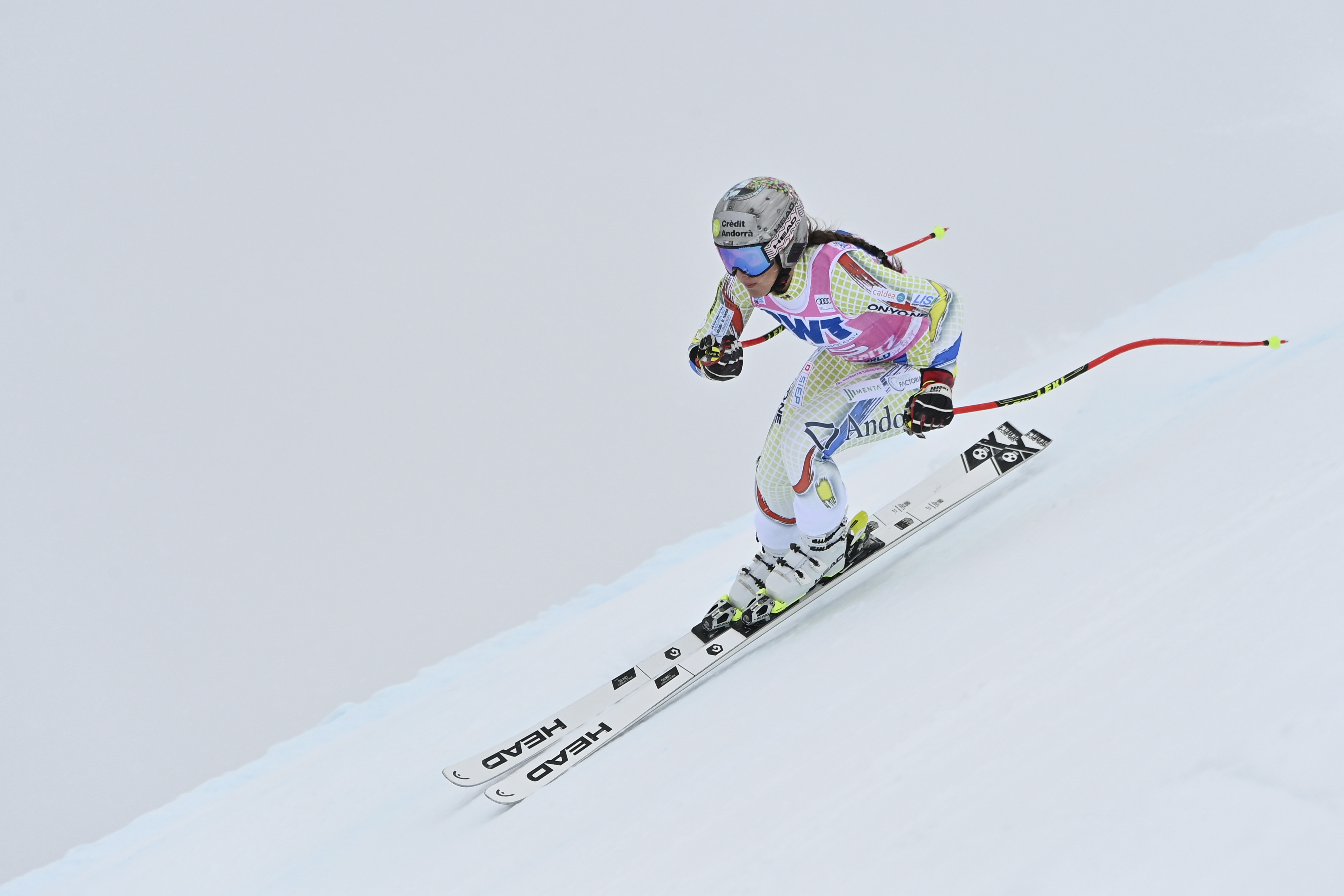 Cande Moreno no pot completar el segon descens de la Copa del Món a Saint Moritz