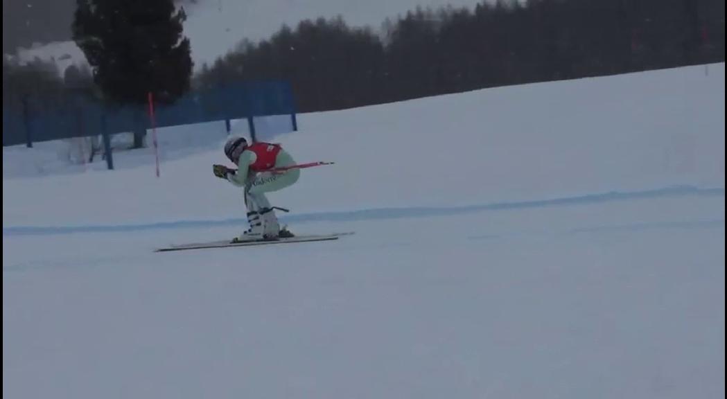 Cande Moreno reapareix amb podi en un descens FIS a Itàlia