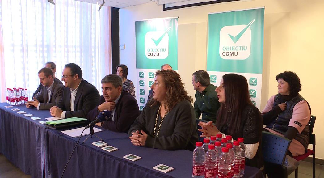 La candidatura d'Objectiu Comú a Canillo incidirà en la proximitat i la transparència