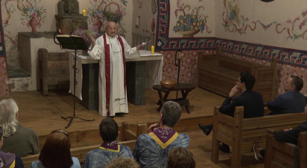 Canillo homenatja mossèn Ramon pels 60 anys com a sacerdot