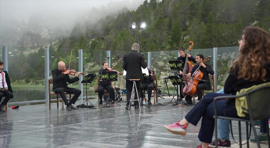 El concert de l'ONCA amb actuació de l'esbart