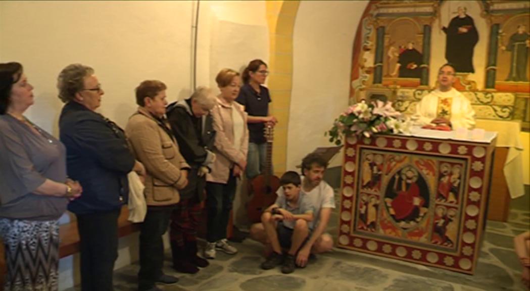 Una cinquantena de persones participen de la Diada de Sant Romà de Vila a Encamp 