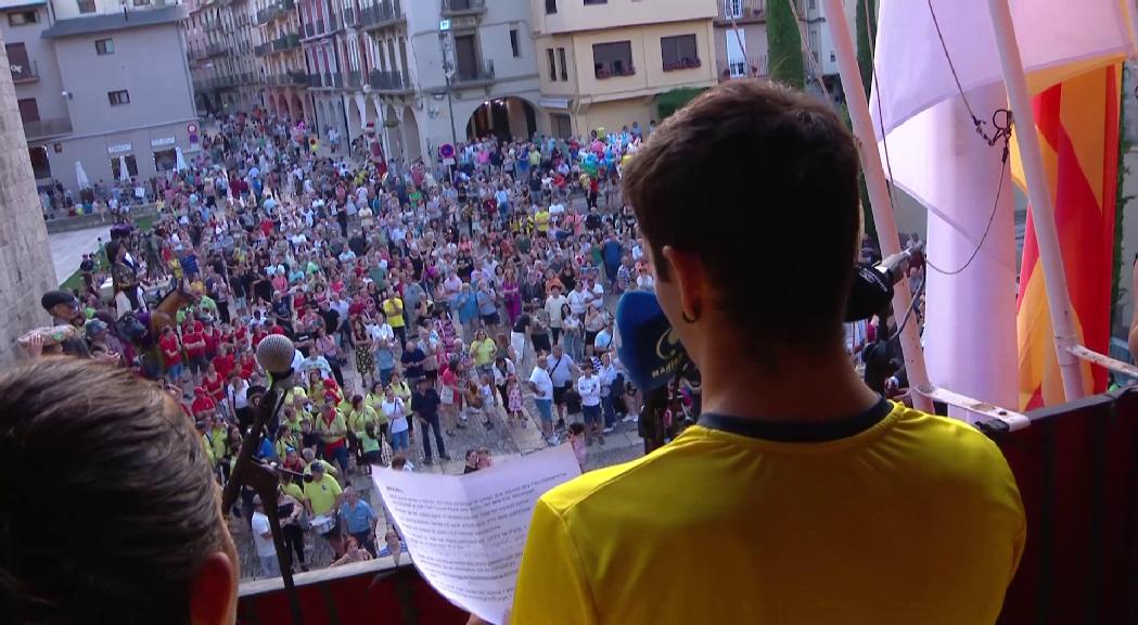 La celebració de la Festa Major és a la Seu va qued