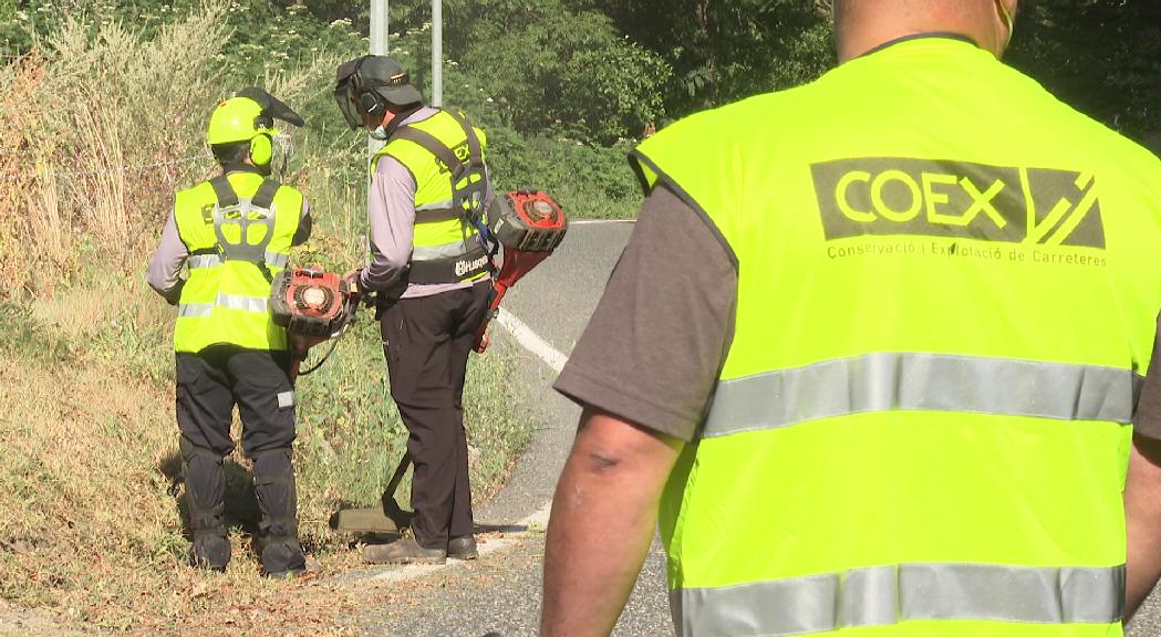 El COEX preveu netejar 12.000 quilòmetres de carretera aquest any