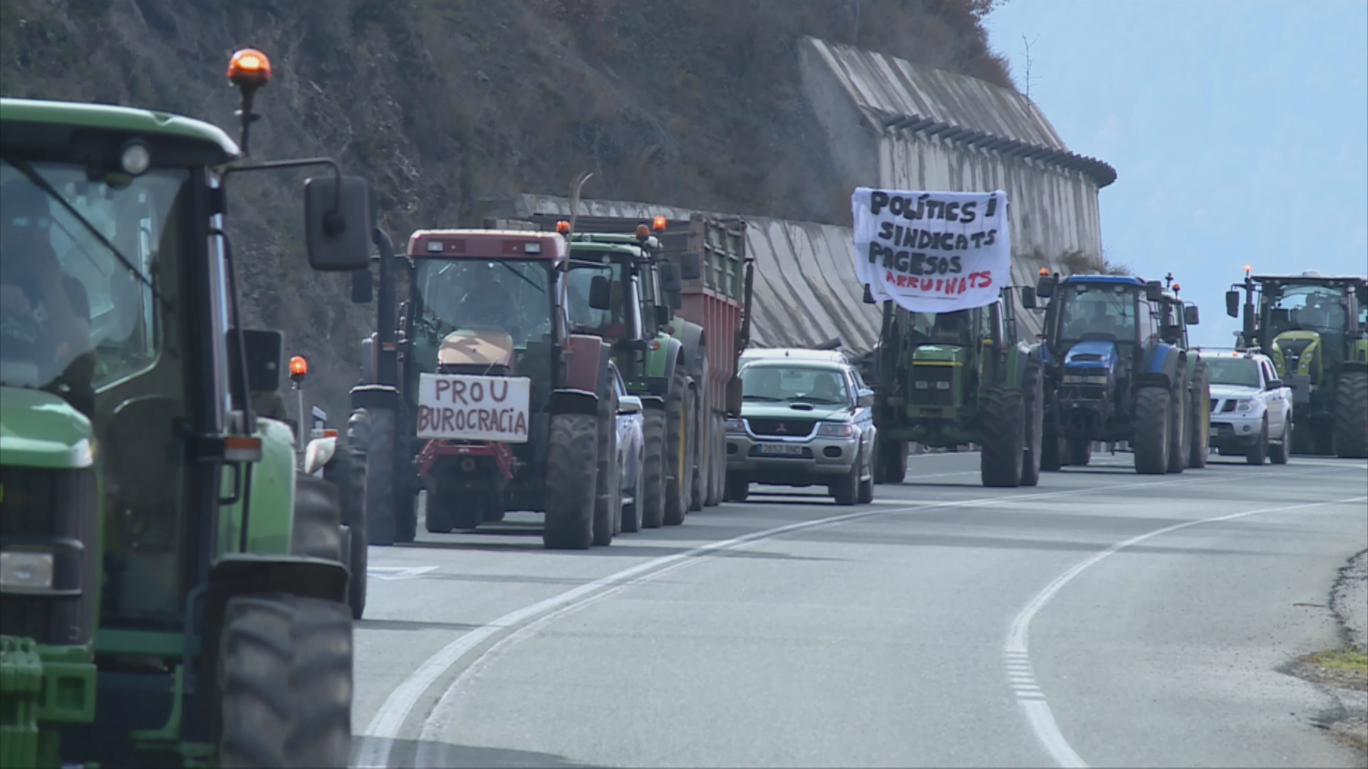 Col·lapse a les carreteres catalanes