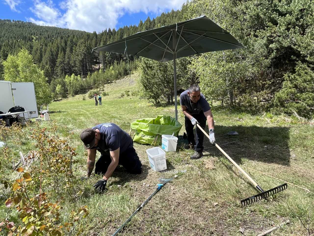 Comença la neteja del camp de tir de Pal