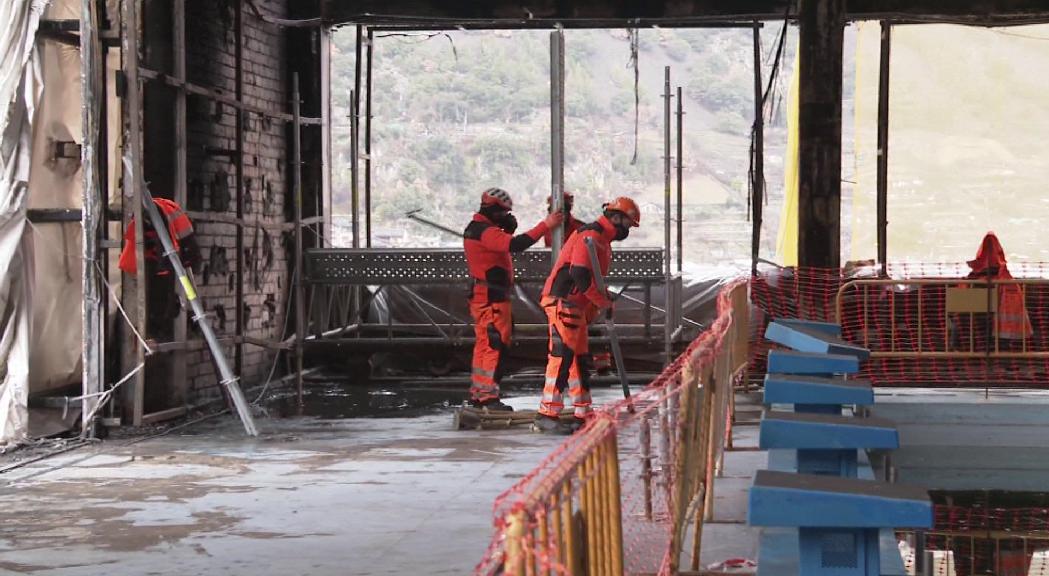 Comença la reconstrucció dels Serradells