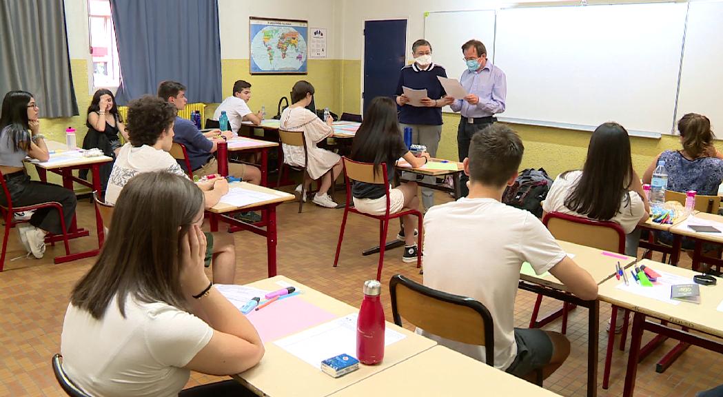 Comencen els exàmens del nou BAC, reduït a dues proves per potenciar el treball al llarg del curs 