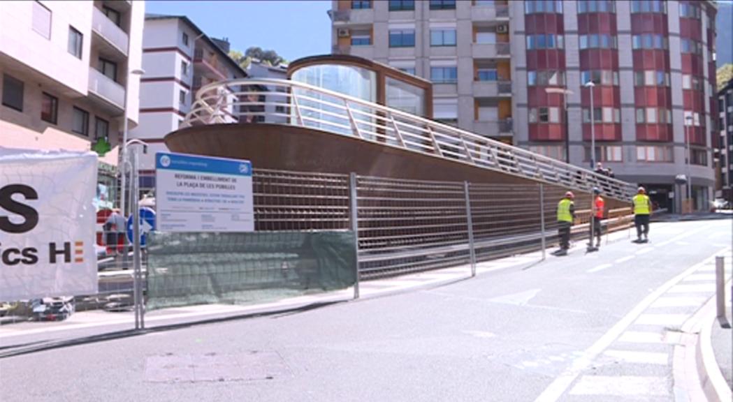 Comencen les obres de la nova plaça de les Pubilles d'Escaldes-Engordany, que doblarà la superfície