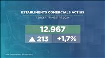 El comerç despunta el darrer trimestre