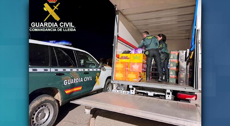 La guàrdia civil espanyola ha comissat més de mil l