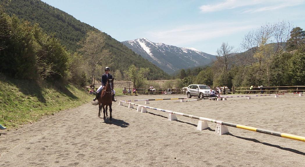 El concurs de doma de l'Aldosa inaugura la temporada d'hípica