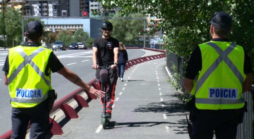 Continuen les sancions per circulació indeguda dels vehicles de mobilitat personal