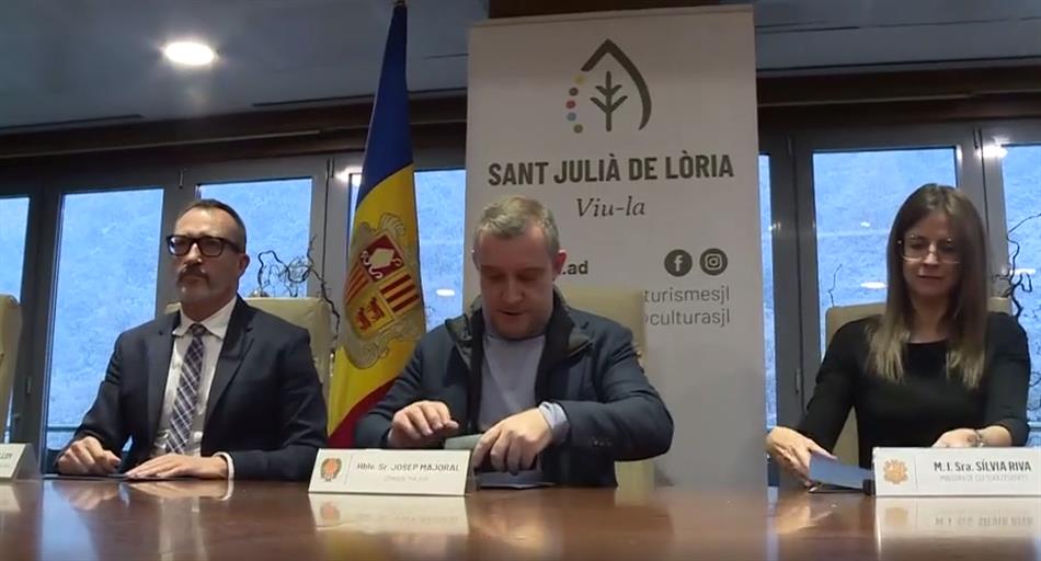 Conveni entre el Govern i el comú de Sant Julià per