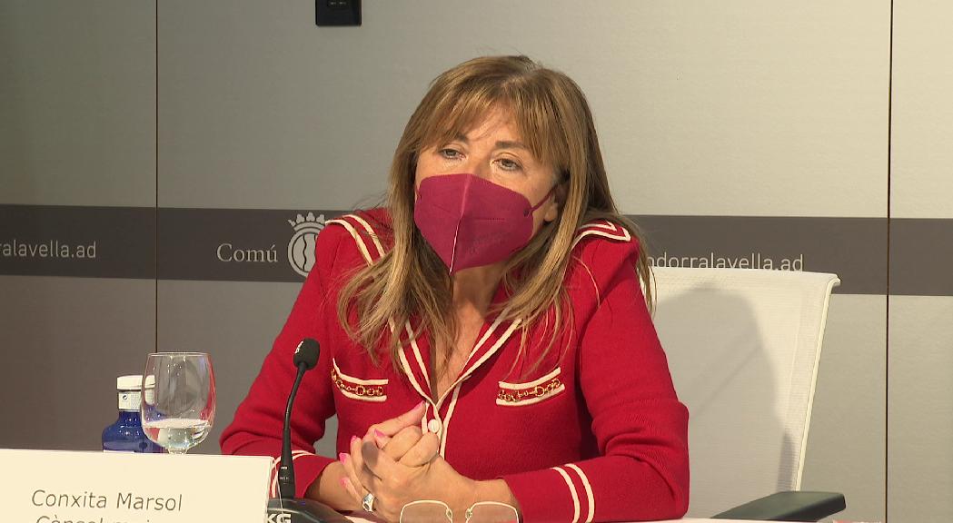 Conxita Marsol confia que l'heliport de la Caubella ajudi a vendre el projecte del telefèric del pic de Carroi