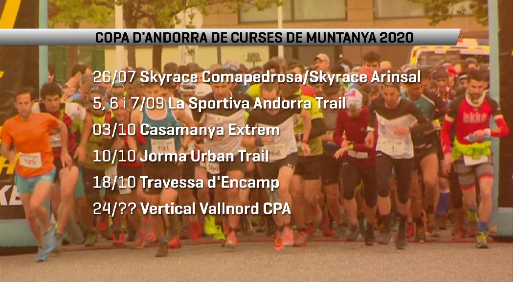 La Copa d'Andorra de curses de muntanya presenta un calendari que comença el 26 de juliol