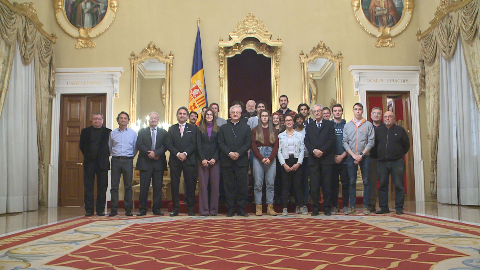 El Copríncep episcopal rep per primer cop els esportistes i representants del COA