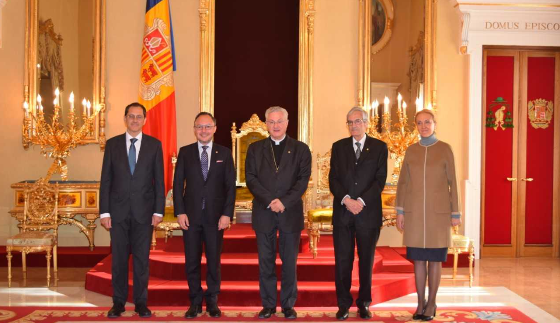 El Copríncep episcopal rep al Cap de Govern després de jurar el càrrec