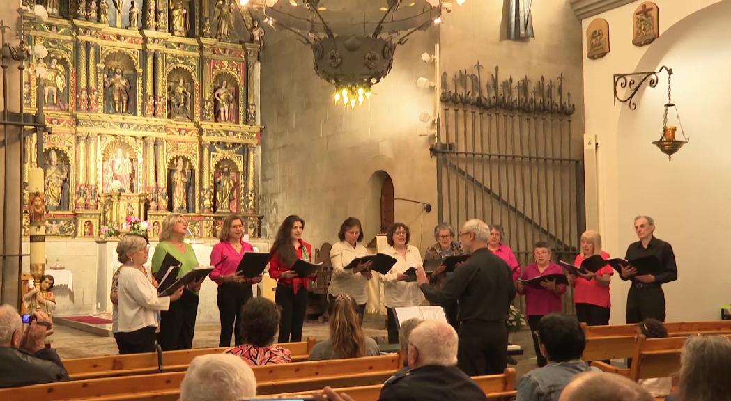 La Coral Casamanya reuneix més de 50 persones a l'església parroquial d'Ordino