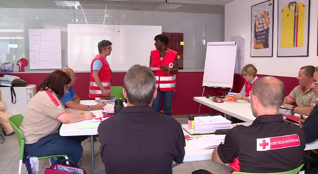 La Creu Roja Andorrana acull per primera vegada el curs de formació de formadors en socorrisme