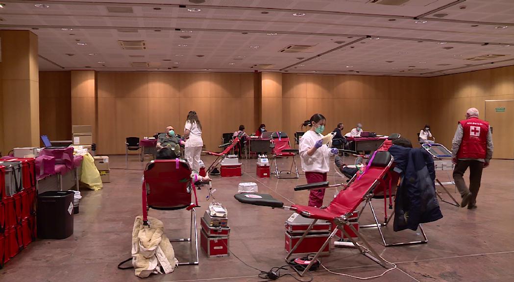 La Creu Roja insisteix en la importància de donar sang en la primera campanya de l'any
