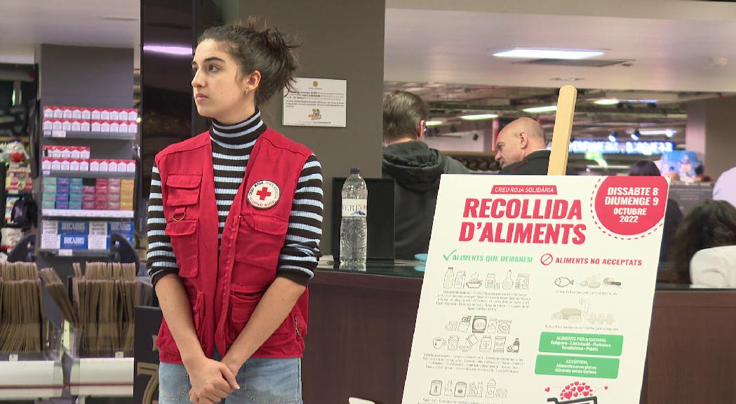 Creu Roja recull tres tones en la seva última recollida solidària