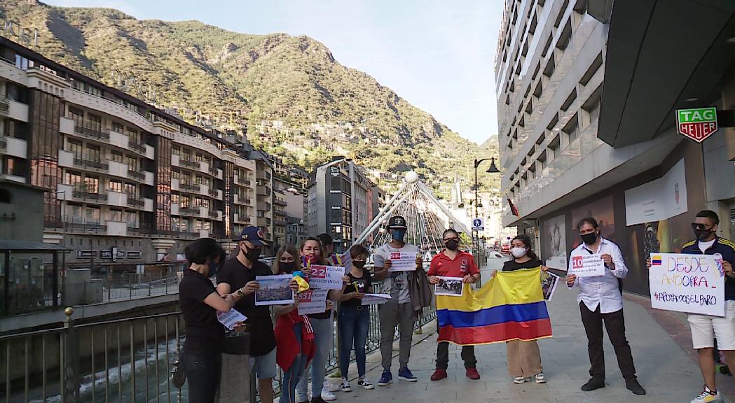 Crida des d'Andorra per donar suport als manifestants que reivindiquen justícia i pau a Colòmbia